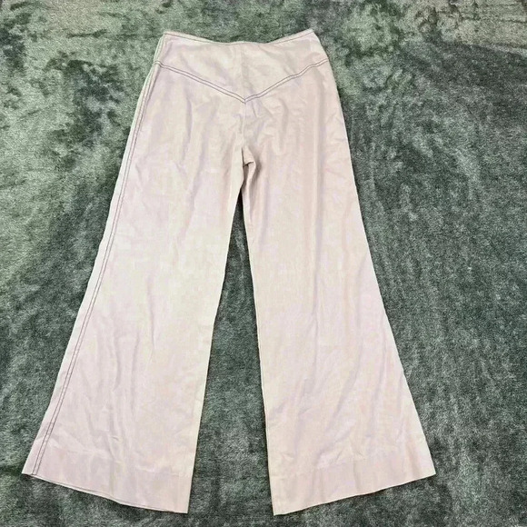Vtg 70s Authentic Bell Bottoms Trousers Up Purple Size 26X26 Pants Made In USA - Picture 8 of 10